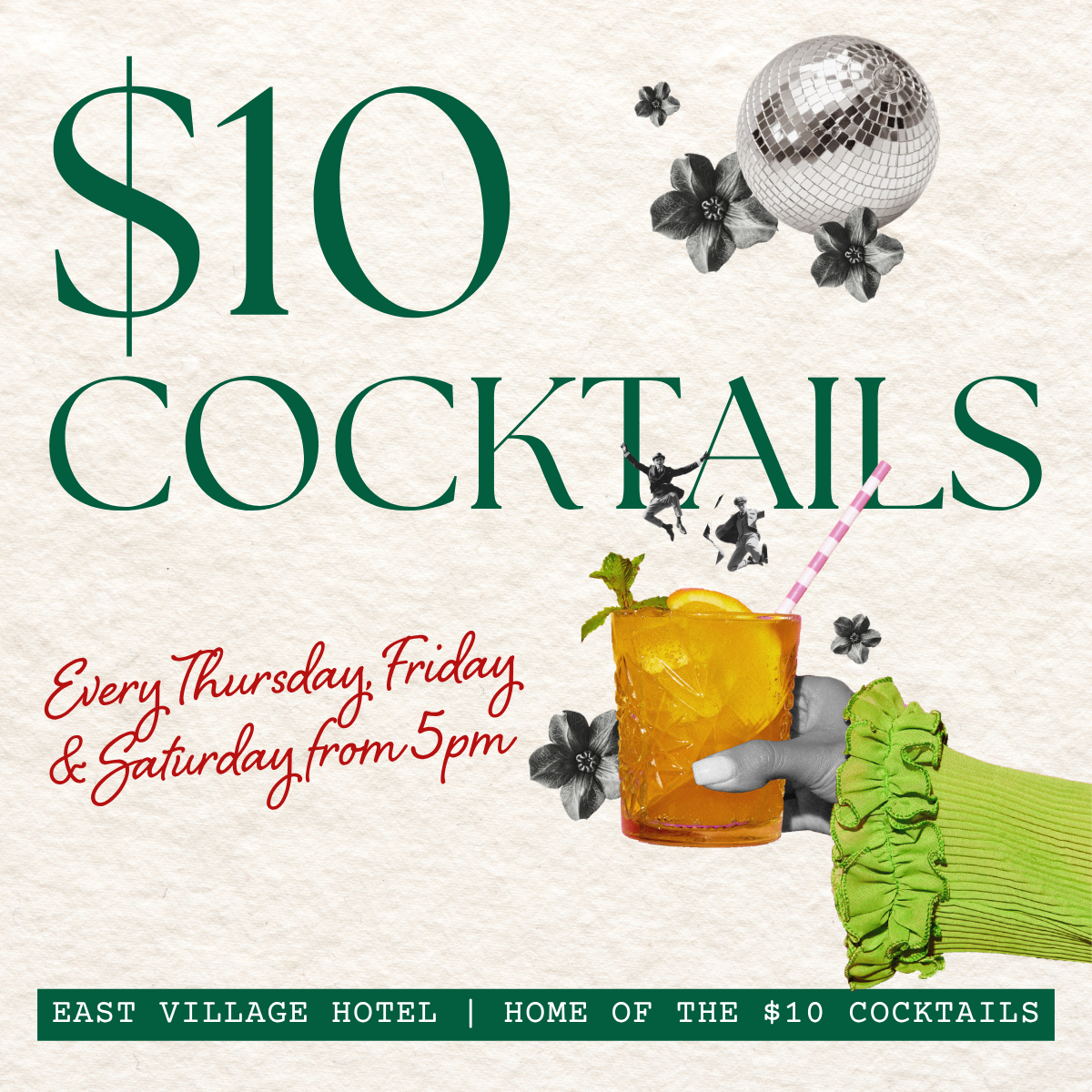 $10 Cocktails